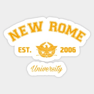 New Rome University Student Hoodie [PJO Timeline] Sticker